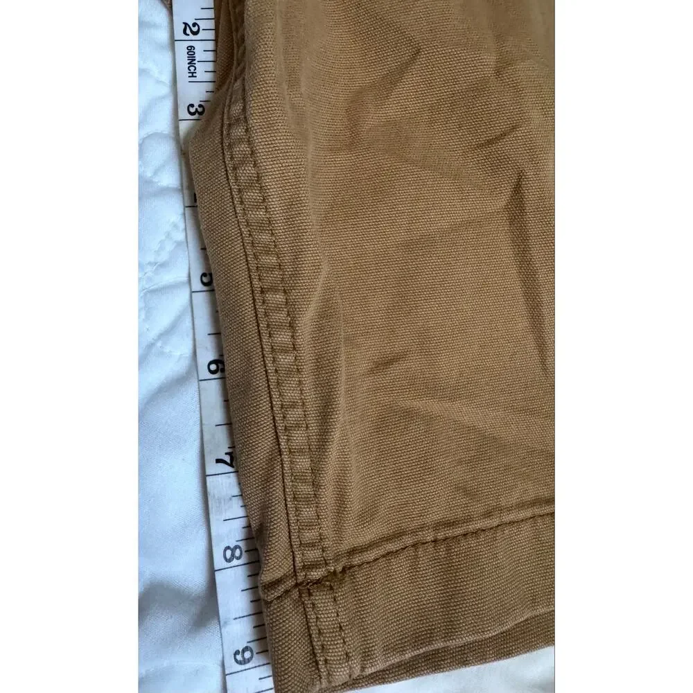 Carhartt Relaxed Fit Shorts Men's Size 40 Tan Khaki Mid Length